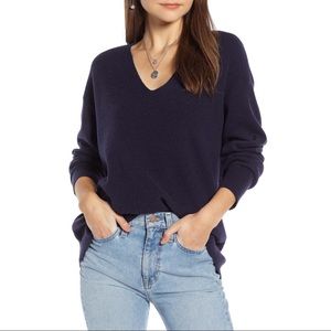Something Navy Slouchy Sweater